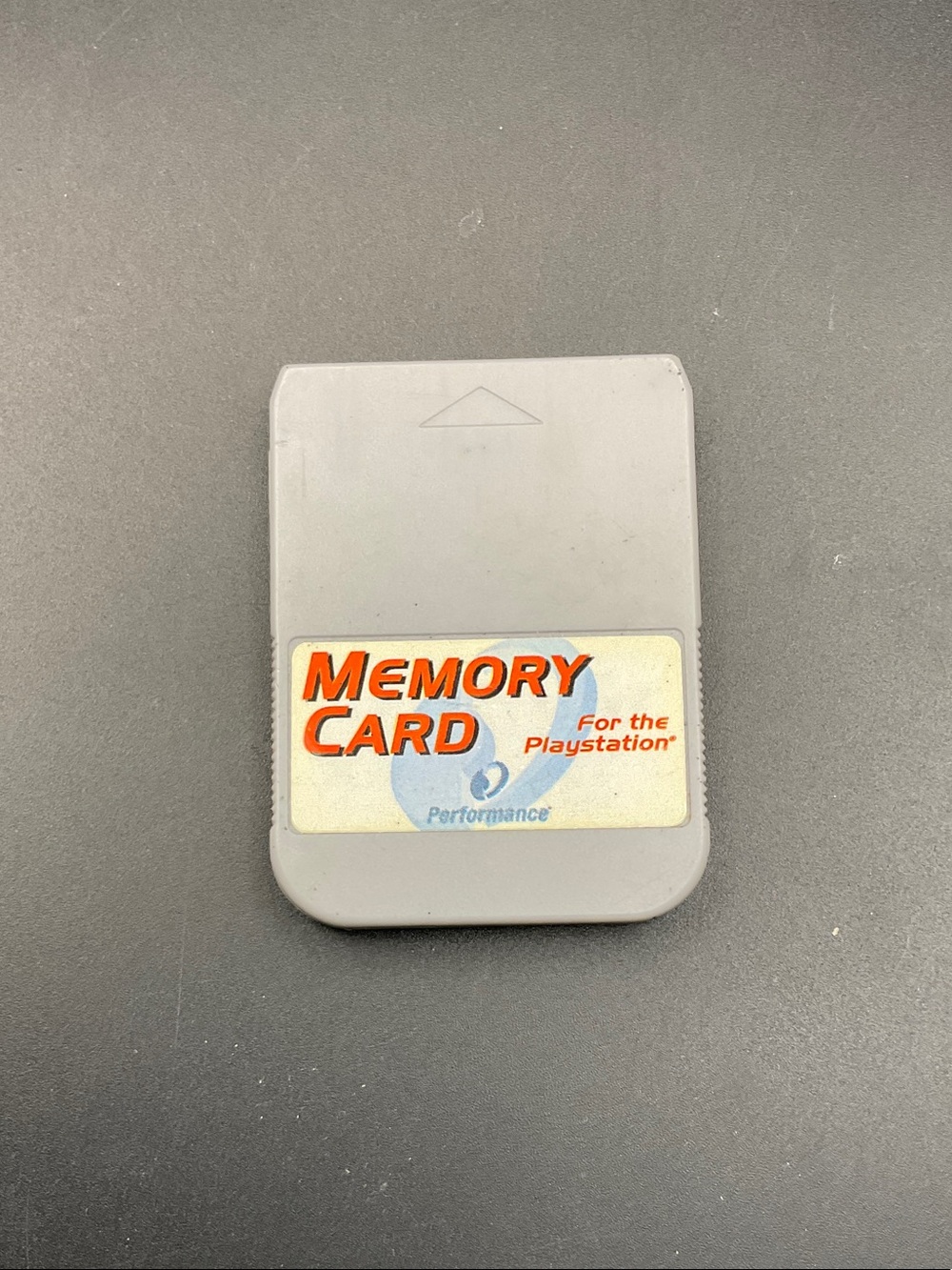 Gray PlayStation Memory Card - Reliable Game Save Storage